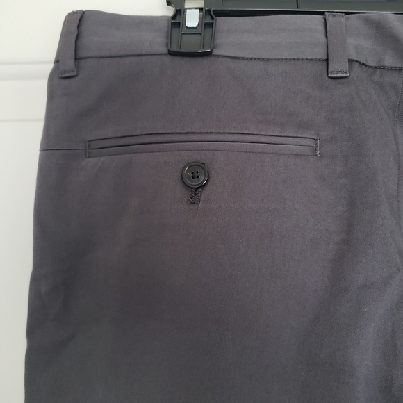 Theory Beck pp solid twill shorts in grey mens size 33 - Picture 10 of 14